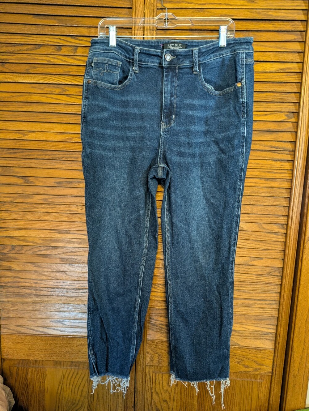 Judy Blue Cropped Straight Blue Jeans Women's Size 15/32